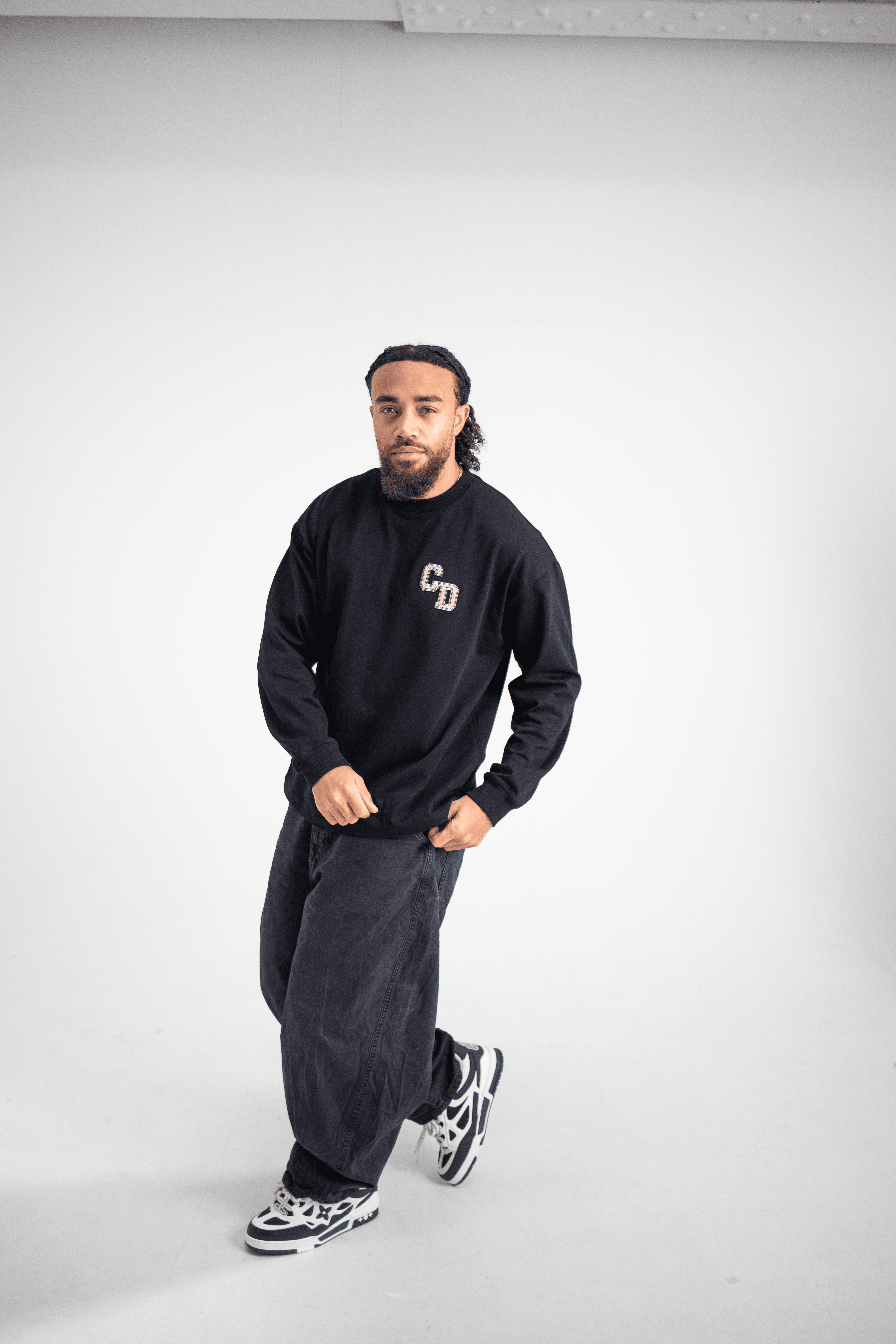 Cardair CD Logo L/S Black T-Shirt